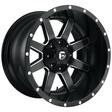 D538 MAVERICK MATTE BLACK MILLED 8,25x20 10/225 ET105 CB170.1 60° - Alumiinivanteet - 292306 - 1