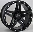 D66 Flatblack. 9x17 6/114,3 ET25 CB66,1 60° - Alumiinivanteet - 35666 - 1