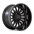 D796 ARC MATTE BLACK W/ GLOSS BLACK LIP 10x22 6/135/139,7 ET-18 CB106,1 60° - Alumiinivanteet - 312746 - 1