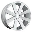 DC213 GLOSS SILVER BRUSHED 10x24 6/139,7 ET20 CB78,1 60° - Alumiinivanteet - 254306 - 1