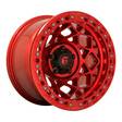 FC121 Candy Red 9x17 5/127 ET-15 CB71,5 60° - Alumiinivanteet - 277116 - 1