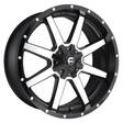 FC537 MATTE BLACK MACHINED 9x17 5/114,3/127 ET-12 CB78,1 60° - Alumiinivanteet - 246026 - 1