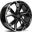 Generous Black Front Polished 8,5x20 5/112 ET30 CB66,5 60° - Alumiinivanteet - 314166 - 1