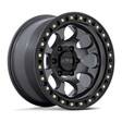 KM550 RIOT SBL ANTHRACITE W/ SATIN BLACK LIP 9x17 6/139,7 ET-12 CB106.1 60° - Alumiinivanteet - 328286 - 1