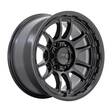 KM727 WRATH SATIN BLACK 8,5x17 5/127 ET0 CB71.5 60° - Alumiinivanteet - 300006 - 1