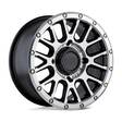 LA PAZ UTV SEMI GLOSS BLACK W/ MACHINED FACE 7x14 4/110 ET51 CB80,2 60° - Alumiinivanteet - 328356 - 1