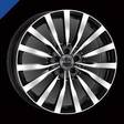MAK Krone Black Mirror 8x20 5/112 ET48 CB66,6 R14 - Alumiinivanteet - 214356 - 1