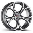 MAK Lario Gun Met-Mirr. 8x18 5/110 ET34 CB65,1 60° - Alumiinivanteet - 258596 - 1