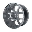 PR169 Silver with Machined Spokes 9x22 6/139,7 ET28 CB78.3 60° - Alumiinivanteet - 264196 - 1