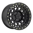 PRIMM MATTE BLACK W/ BRASS BOLTS 9x17 8/170 ET0 CB125,1 60° - Alumiinivanteet - 338816 - 1