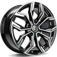 Price Black Front Polished 7x17 4/100 ET38 CB67.1 60° - Alumiinivanteet - 323906 - 2
