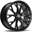 SCF-H Black Glossy 9,5x19 5/120 ET35 CB72.6 60° - Alumiinivanteet - 324006 - 2