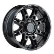 SLINGSHOT MATTE BLACK 11,5x20 5/127 ET-44 CB71,5 60° - Alumiinivanteet - 289386 - 1