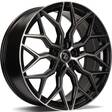 SV-K Black Front Polished 7x16 4/100 ET38 CB67.1 60° - Alumiinivanteet - 314386 - 1