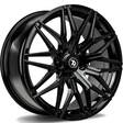 SV-O Black Glossy 8x18 5/112 ET35 CB66.5 60° - Alumiinivanteet - 317566 - 1