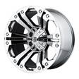 XD778 Chrome 9x18 6/135/139,7 ET-12 CB106,2 60° - Alumiinivanteet - 238306 - 1