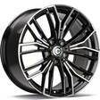 Yankee Black Front Polished 8x19 5/120 ET30 CB72,6 60° - Alumiinivanteet - 323316 - 1