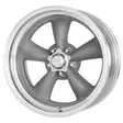 VN215 Mag Gray Machined Lip 8x18 5/120,65 ET0 CB83.1 60° - Alumiinivanteet - 239776 - 1