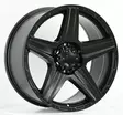 D93 Flatblack 9x20 6/139,7 ET20 CB106.1 60° - Alumiinivanteet - 366326 - 1