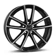 BORBET W Black Pol Gloss 7x17 5/114,3 ET45 CB72.5 60° - Alumiinivanteet - 340456 - 2