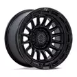 BR025 RIVAL MATTE BLACK W/ GLOSS BLACK LIP 9x17 6/139,7 ET-12 CB106.1 60° - Alumiinivanteet - 353816 - 1