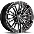 Brawl Black Front Polished 9,5x20 5/112 ET45 CB66.6 60° - Alumiinivanteet - 358266 - 1