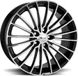 BROCK B24 Black Full Polish 8x18 5/112 ET45 CB66,6 60° - Alumiinivanteet - 356346 - 1