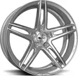 BROCK B33 Crystal Silv 8x18 5/112 ET35 CB66.6 60° - Alumiinivanteet - 249116 - 2