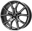 CMS C33 Diamond Black Gloss 9x20 5/112 ET50 CB66,5 (long bolt MB) R14 - Alumiinivanteet - 346776 - 1