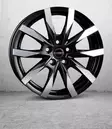 CW5 Matt Black Polished 6x16 5/130 ET68 60° - Alumiinivanteet - 372896 - 1