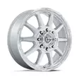 D912 CIRCUIT DUALLY GLOSS SILVER W/ MACHINED FACE 8,25x20 8/200 ET105 CB142.0 60° - Alumiinivanteet - 370476 - 1
