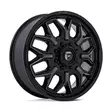 FLUX DUALLY GLOSS BLACK BRUSH-FC GRAY TINT 8,25x22 8/165,1 ET-201 CB117.0 60° - Alumiinivanteet - 357746 - 1