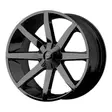 KM651 Gloss Black 9x22 5/150 ET50 CB110,0 60° - Alumiinivanteet - 261876 - 1