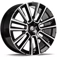Knockout Black Front Polished 9x20 5/108 ET38 CB67.1 60° - Alumiinivanteet - 363166 - 1