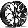 SCF-H Black Front Polished 8x18 5/112 ET35 CB66.5 60° - Alumiinivanteet - 323996 - 2