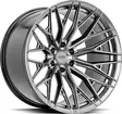 VOSSEN HFX6 Hyper Gun Metal 9x18 6/135 ET0 CB87.1 60° - Alumiinivanteet - 367796 - 1