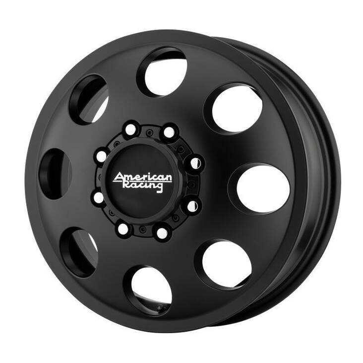 AR204 Satin Black - Front 6x17 8/165,1 ET111 CB121.5 60° - Alumiinivanteet - 241066 - 1