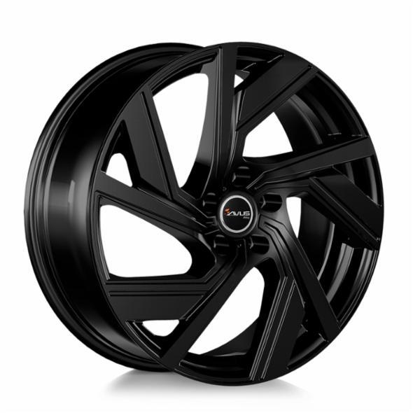 AVUS AC-521 Gloss Black 8x19 5/108 ET43 CB73,1 60° - Alumiinivanteet - 336546 - 1