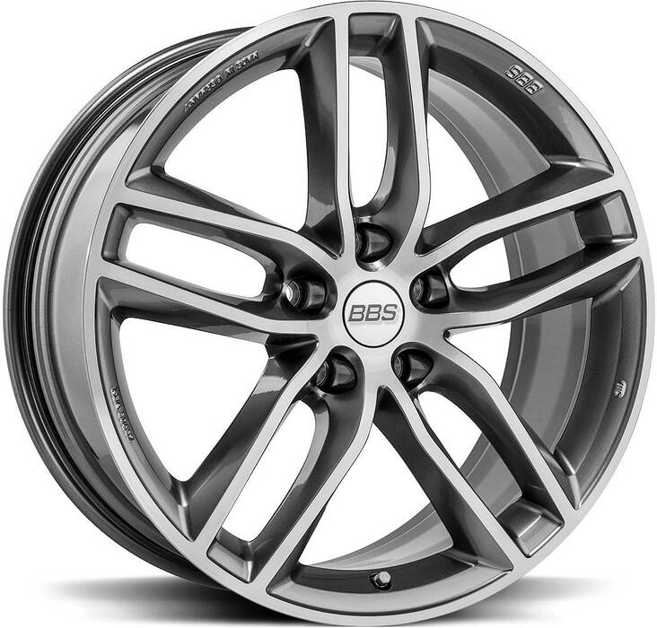 BBS SX Platin Silv Pol 8x18 5/120 ET30 CB82.0 60° - Alumiinivanteet - 22636 - 1
