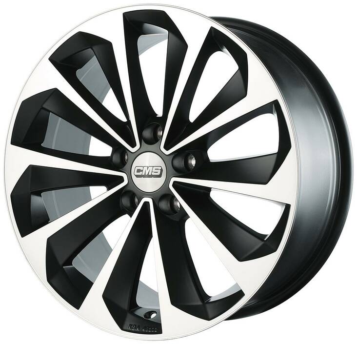 CMS C21 Diamond Matt Black 7,5x17 5/108 ET47 CB63,4 60° - Alumiinivanteet - 302856 - 1