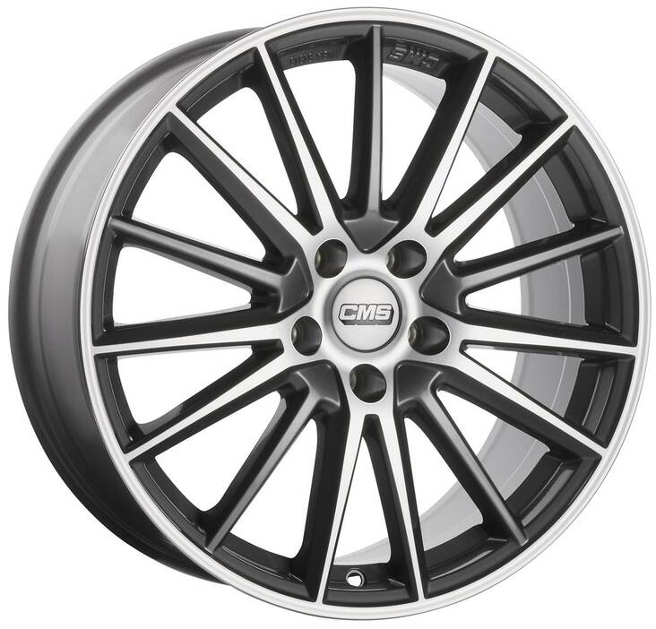 CMS C23 Diamond Grey Gloss 7,5x17 5/114,3 ET48 CB67,2 60° - Alumiinivanteet - 294506 - 1