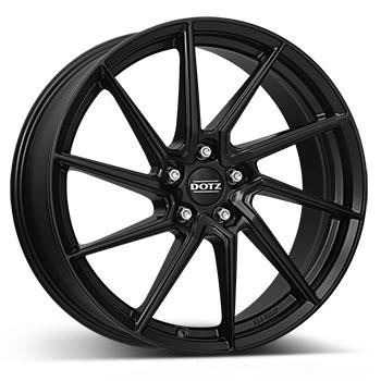 DOTZ Spa black 7,5x17 5/100 ET45 CB60,1 60° - Alumiinivanteet - 279906 - 1