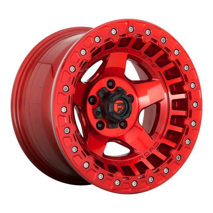FC117 Candy Red 9x17 6/139,7 ET-15 CB106,1 60° - Alumiinivanteet - 271116 - 1