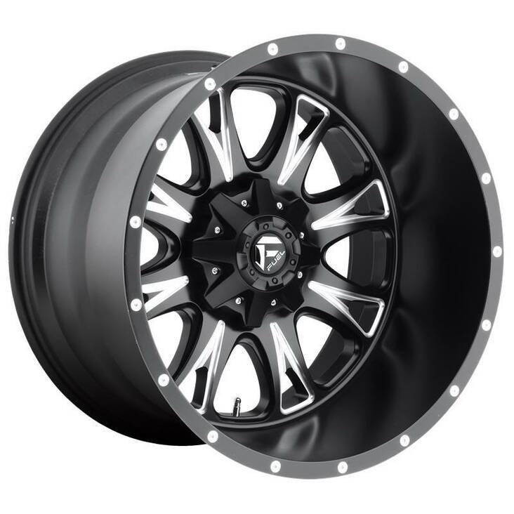 FC513 MATTE BLACK MILLED Black 6,5x17 8x210 ET-140 CB154.3 60° 1133 kg - Alumiinivanteet - 245566 - 1