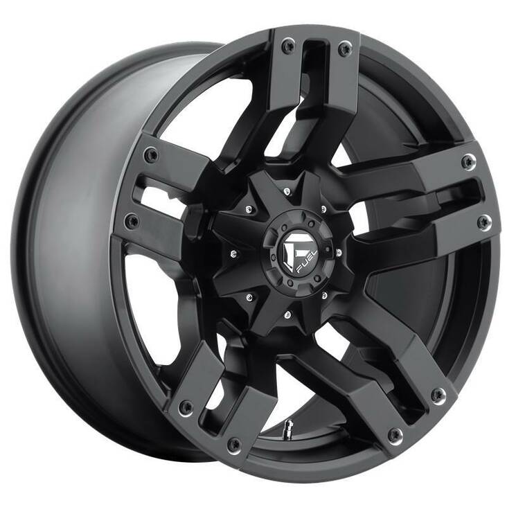 FC515 MATTE BLACK 9x20 6/135/139,7 ET1 CB106,1 60° - Alumiinivanteet - 245006 - 1
