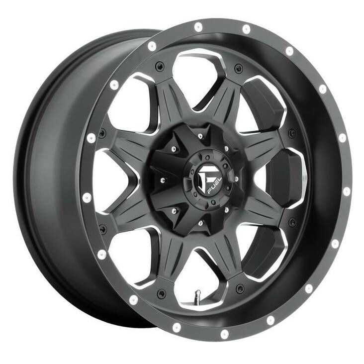FC534 MATTE BLACK MILLED 9x17 5/114,3/127 ET-12 CB78,1 60° - Alumiinivanteet - 251266 - 1