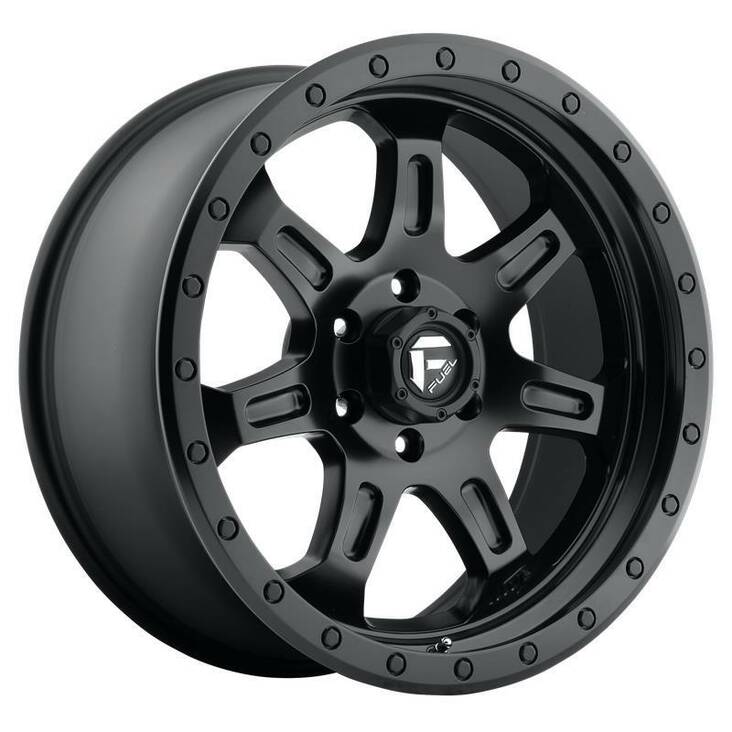 FC572 MATTE BLACK 8,5x17 5/127 ET-6 CB78,1 60° - Alumiinivanteet - 246396 - 1