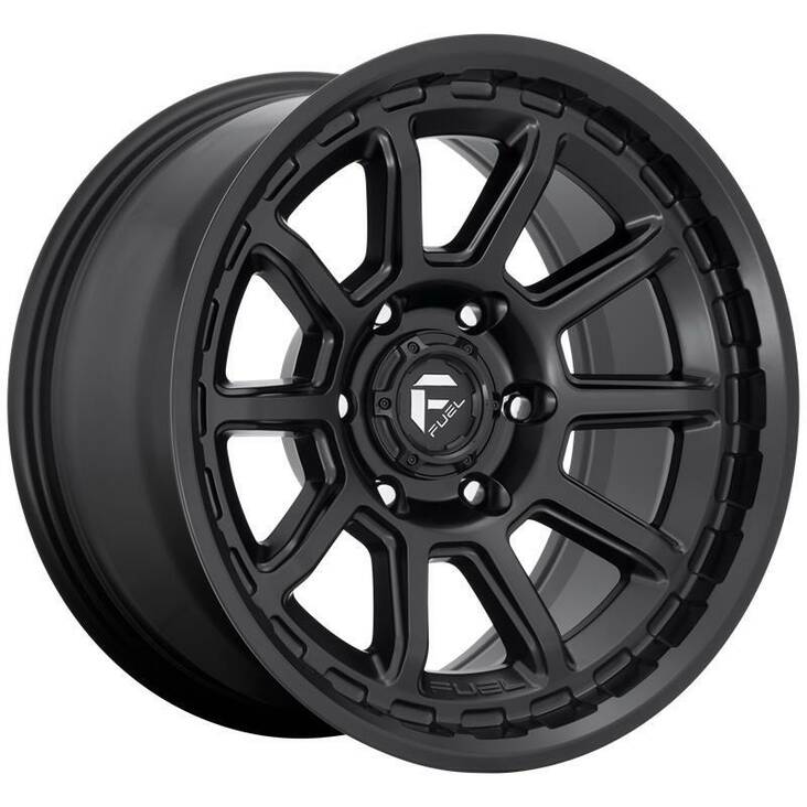 FC689 MATTE BLACK 9x17 5/127 ET1 CB71,5 60° - Alumiinivanteet - 248576 - 1