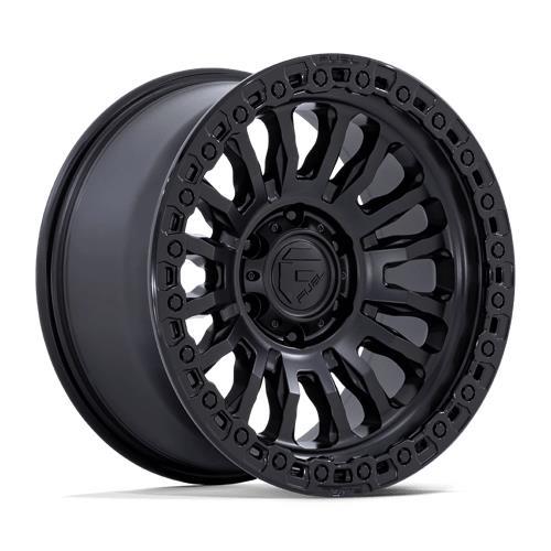 FC857 RINCON MATTE BLACK W/ GLOSS BLACK LIP 9x18 6x139,7 ET-12 CB106.1 60° 1133 kg - Alumiinivanteet - 332966 - 1