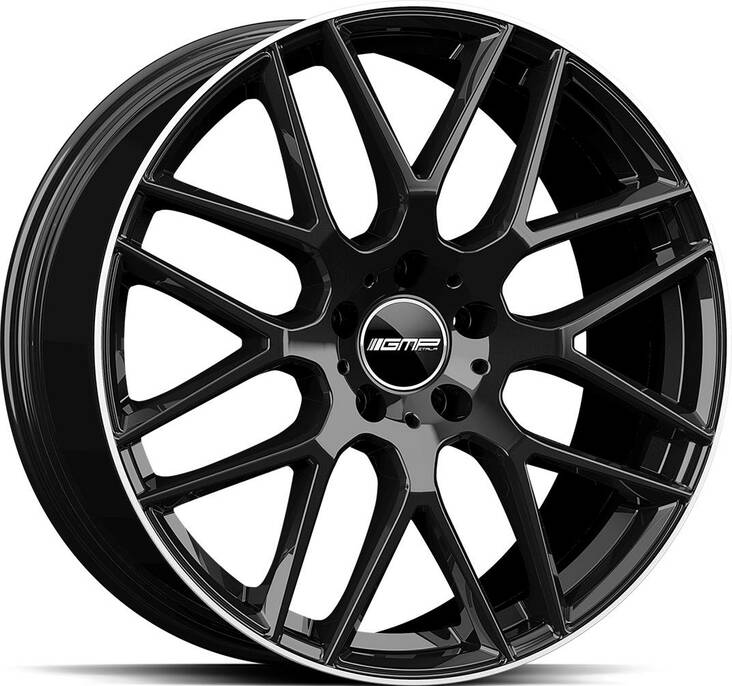 GMP Berghem Black Diam Lip 10x23 5/130 ET48 CB71.6 R14 - Alumiinivanteet - 336626 - 1
